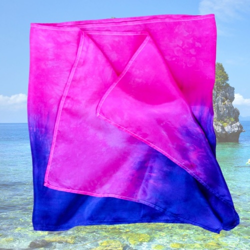 JagBag Large Silk Beach Wrap - Cerise